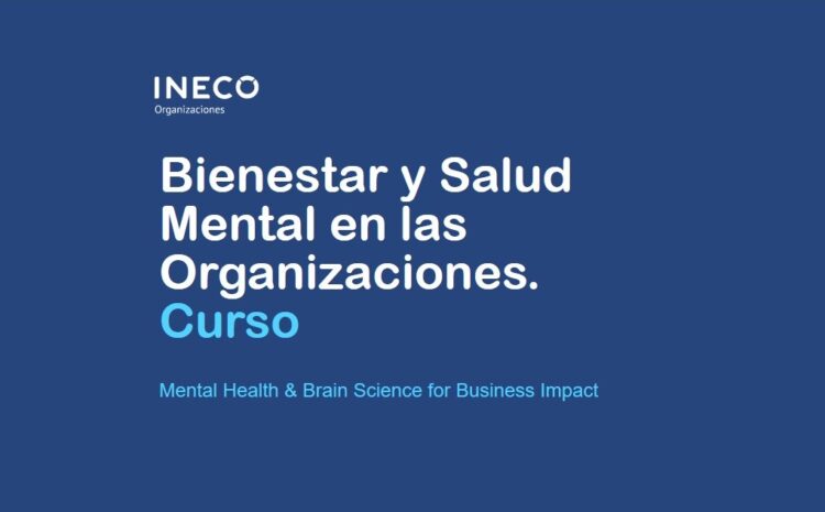  CURSO: Bienestar y Salud Mental en las Organizaciones